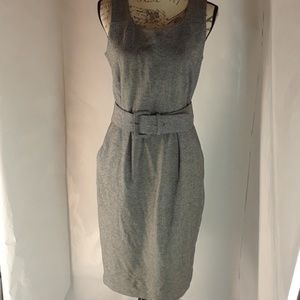 Calvin Klein midi dress with cropped blazer & belt